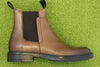 Mens Stanley Chelsea Boot - Brown Leather Side View
