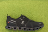 Womens Cloud5 Waterproof Sneaker - All Black Nylon Side Angle View Side View