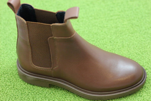 Womens Thyra Chelsea Boot - Chestnut Brown Leather Side Angle View