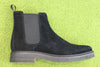 Men's Clarkdale Easy Boot - Black Suede Side View