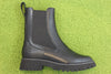 Women's Stayso Rise Boot - Black Leather Side View