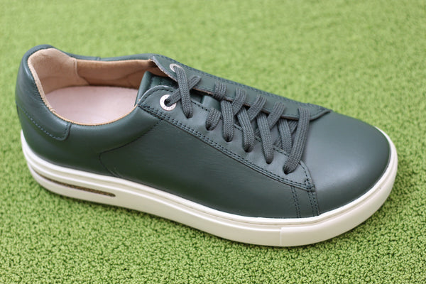 Women's Bend Sneaker - Thyme Leather Side Angle View