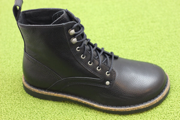 Men's Bryson Boot - Black Leather Side Angle View