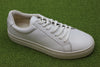 Mens Paul Sneaker - White Leather Side Angle View