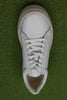 Mens Paul Sneaker - White Leather Top View
