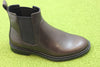Vagabond Womens Amina Chelsea Boot - Chocolate Leather Side Angle View