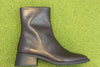 Womens Blanca Zip Boot - Chocolate Leather Side View