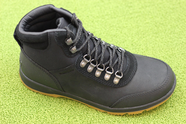 Mens Ankeny II Hiker - Black Leather/Textile Side Angle View