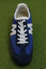 Unisex Mestari Sneaker - Blue/White Nylon/Suede/Leather Top View