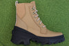 Women's Brex Lace Boot - Tawny Buff Leather Side View