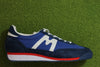 Unisex Mestari Sneaker - Blue/White Nylon/Suede/Leather Side View