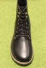 Women's Bryson Boot - Black Leather Top View