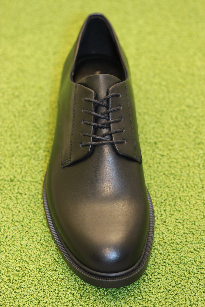 Womens Amina Oxford- Black Leather Top View