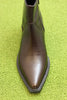 Women's Kelsey Zip Boot - Chocolate Leather Top View