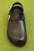 Women's Tokio Hex Clog - Black Amalfi Leather Top View