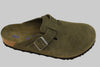 Men's Boston Clog - Thyme Suede Side View