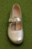 Women's Santa Clarita Maryjane - Silver Leather Front View 