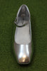Women's Maya Mary Jane - Silver Leather Top View