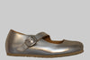 Women's Santa Clarita Maryjane - Silver Leather Side View 