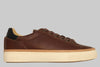 Mens Bradley Welt sneaker - Brown Leather Side View