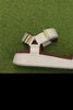 Womens Line Sandal - Ivory Textile Side View