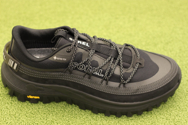 Mens Callsign Horizon WP Sneaker - Black Leather/Suede/Textile Side Angle View