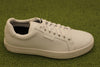 Mens Cyprus WP Sneaker - White Leather Side Angle View