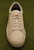 Mens Cyprus WP Sneaker - White Leather Top View