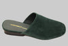 Women's Touch Mule - Emerald Suede Side Angle View