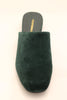 Women's Touch Mule - Emerald Suede Top View