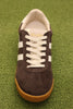 Women's Elan Sneaker - Mocha/White Suede/Leather Top View