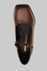 Women's Christopher Mary Jane -Maroon Calf Top View