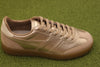 Women's Viper Sneaker - Gold/Gum Leather/Suede Side Angle View