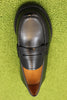Womens Linn Loafer - Black Leather Top View