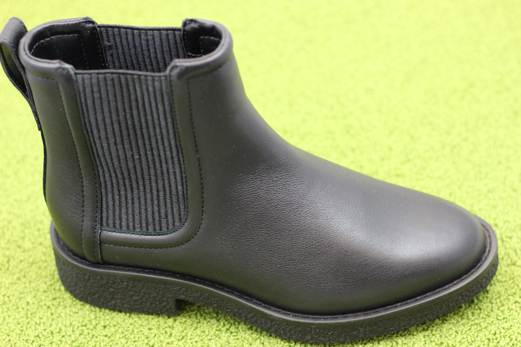 Women's Nella Top Chelsea Boot - Black Leather Side Angle View
