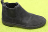 Men's Desert Chelsea Boot - Black Suede Side Angle View