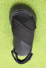 Women's Tasha X-cross Sandal - Black Fabric Top View