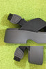 Women's Tasha X-cross Sandal - Black Fabric Side View