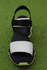 Women's Kinetic Impact Sandal - Black/Jet Leather Top View