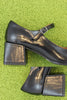 Women's Christopher Mary Jane - Black Calf Side  View