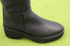 Women's Ethereal Boot - Black Leather Side Angle View