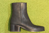 Women's Action Boot - Black Leather Side View