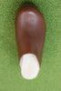 Women's Zorba Clog - Brown Leather Top View