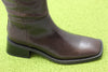Women's Blanca Tall Boot - Chocolate Leather Side Angle View