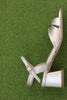 Women's Ilaria Sandal - Platino Leather Side View
