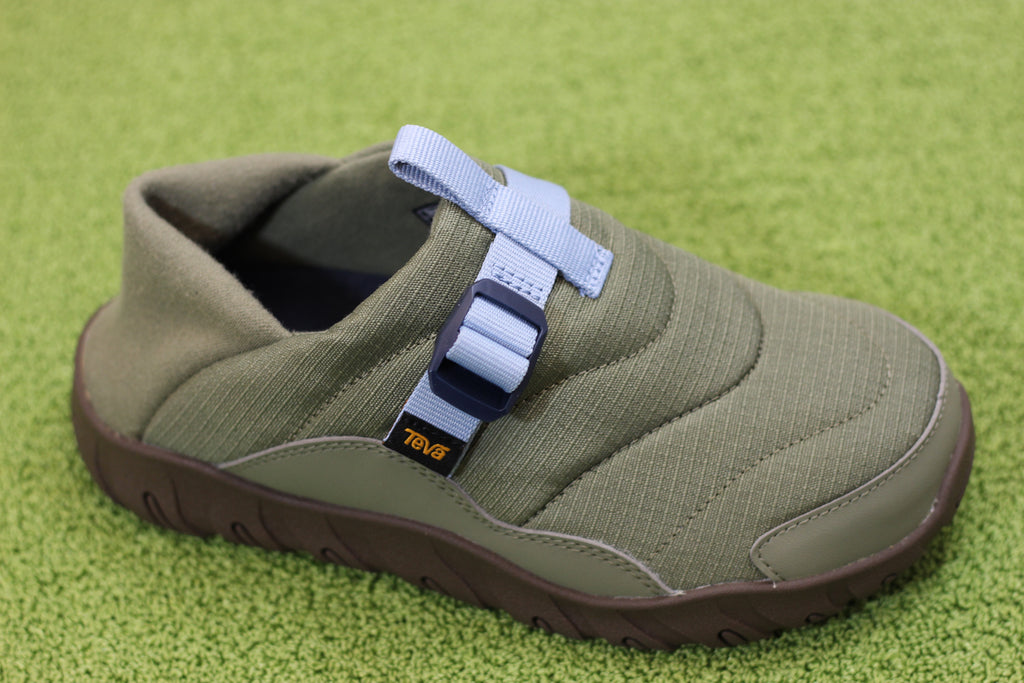 Women's Reember Camp - Burnt Olive Nylon side angle view