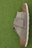 Women's Kyoto Sandal - Taupe Suede/Leather Side View