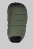 Unisex Nannen Slipper - Khaki Nylon Top View