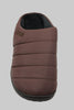 Unisex FallWinter Slipper - Cocoa Nylon Top View