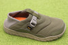 Men's Reember Camp Slipper- Olive Nylon Side Angle View